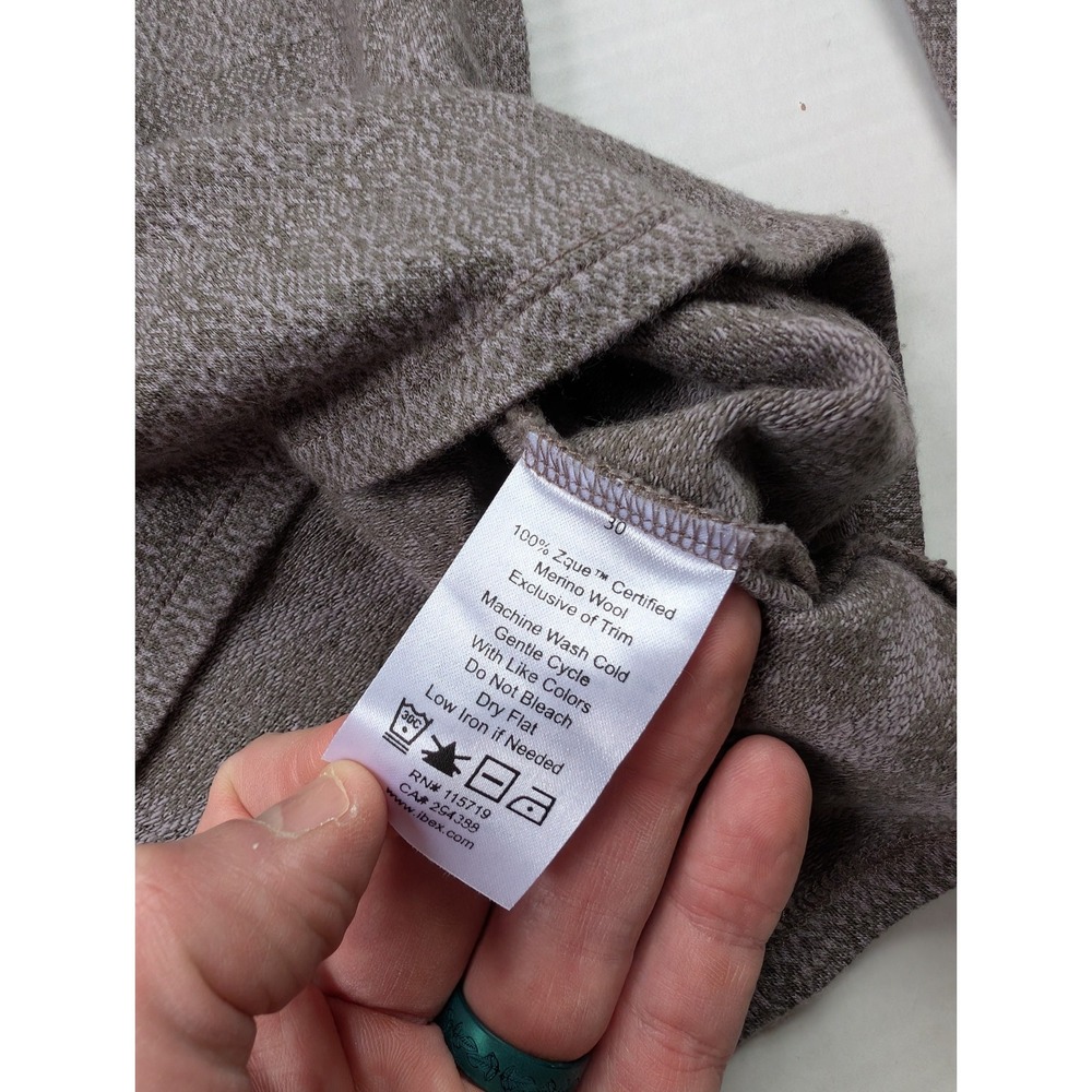 Ibex Merino Wool Womens Medium Purple Pattern Base Layer Long‎ Sleeve - Picture 6 of 9